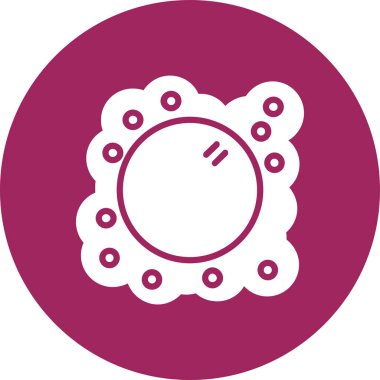 Virüs Vektörü Şekil Simgesi Tasarımı