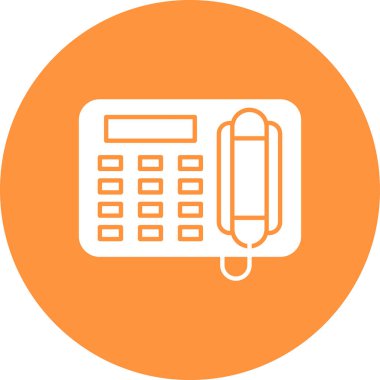 Hesap makinesi simgesinin vektör illüstrasyonu