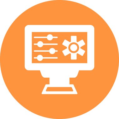 seo modern simgesinin vektör illüstrasyonu