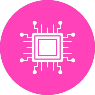 devre kartı simgesi, vektör illüstrasyonu