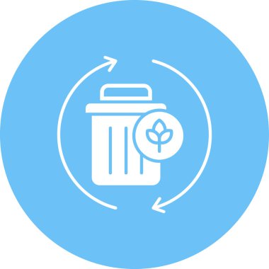 Bin simge vektör illüstrasyonu