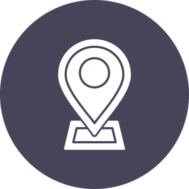 Konum Simgesi. Vektör İllüstrasyonu