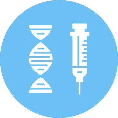 DNA simgesi vektör illüstrasyonu