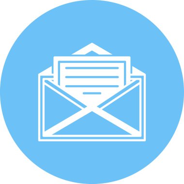 E- posta simgesi vektör illüstrasyonu