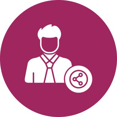 İş ve finans simgesinin vektör illüstrasyonu