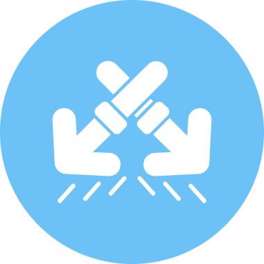 Bir simgenin vektör illüstrasyonu