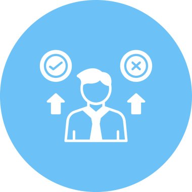 Mezuniyet vektörü simgesi. Bu düz yuvarlak kare düğme kobalt ve cyan renkleri kullanır ve beyaz bir arkaplanda izole edilir.