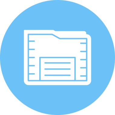 Belge. Web simgesi basit illüstrasyon