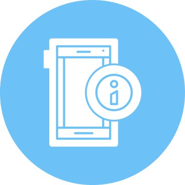 Akıllı telefon simgesinin vektör illüstrasyonu