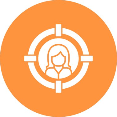 İş kadını vektör simgesi