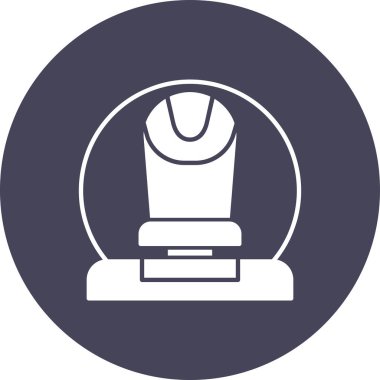 Moda tarzında izole edilmiş kupa simgesi