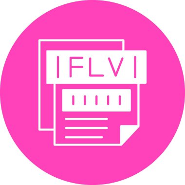 Dosya biçim simgesinin vektör illüstrasyonu