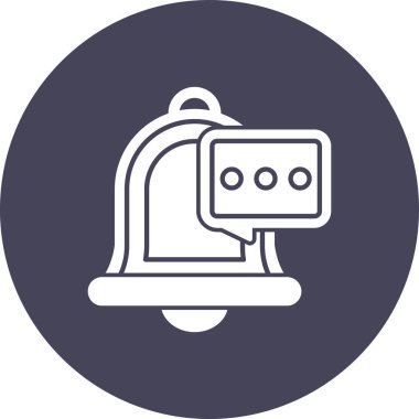 Posta kutusu düz vektör simgesi