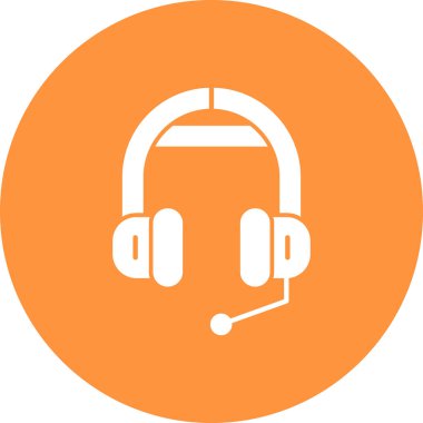 Kulaklıkların vektör illüstrasyonu