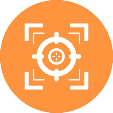 Hedef. Web simgesi basit illüstrasyon