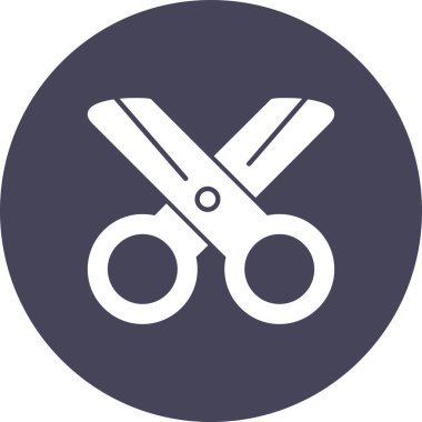 makas vektör simgesi modern basit vektör illüstrasyonu