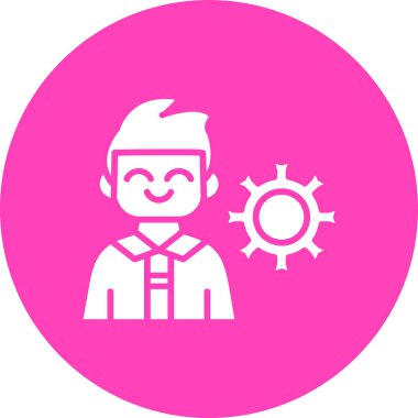 Sakallı bir adamın vektör çizimi