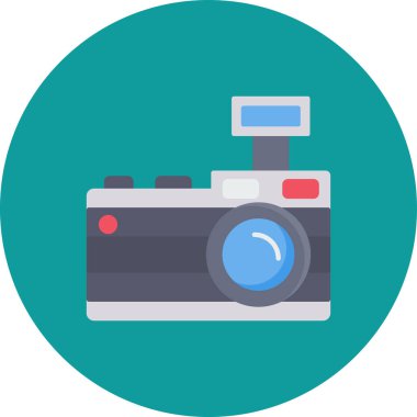 kamera vektör simgesi, vektör basit tasarım