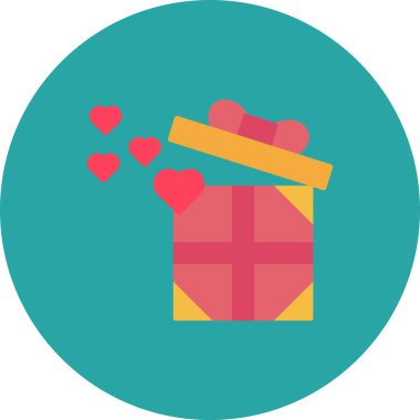 Sevgililer Günü hediyesi simgesi
