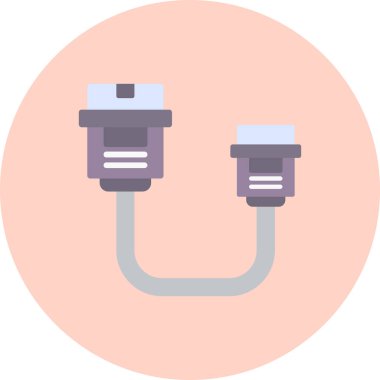 Dolgu simgesi vektör illüstrasyonu