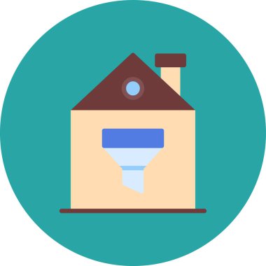 ev simgesi vektör illüstrasyonu