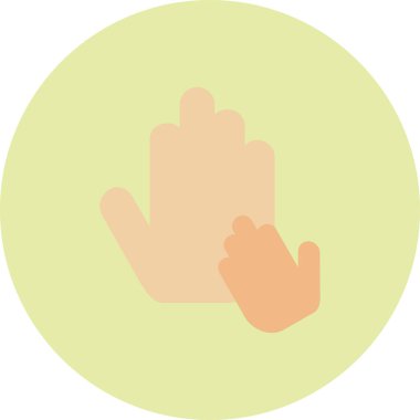 el simgesi vektör illüstrasyonu