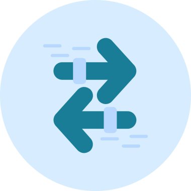 ok yönü simgesi ana hat biçiminde