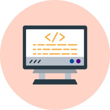 Web geliştirme vektör simgesi