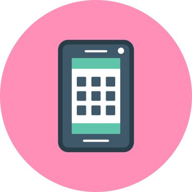 Hesap makinesi. Web simgesi basit illüstrasyon