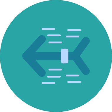 Yön. Web simgesi basit illüstrasyon