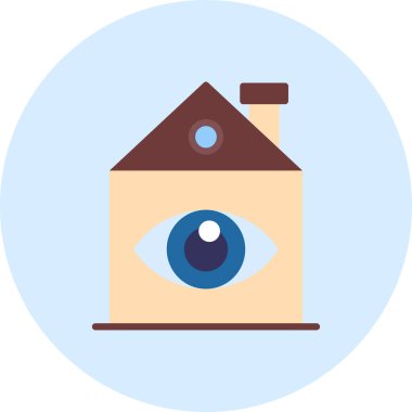 Göz simgesi vektör illüstrasyonu