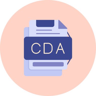 dosya biçimi simgesi, vektör illüstrasyonu