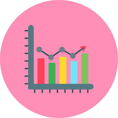 grafik ikonu vektör illüstrasyonu