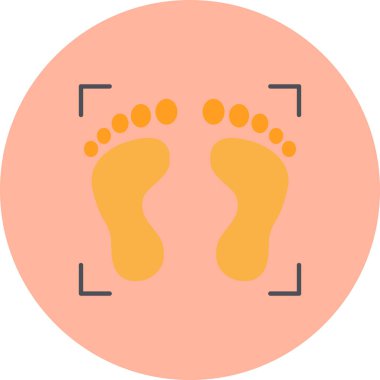 Bir bebek simgesinin vektör illüstrasyonu