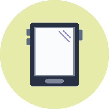 Akıllı telefon. Web simgesi basit illüstrasyon