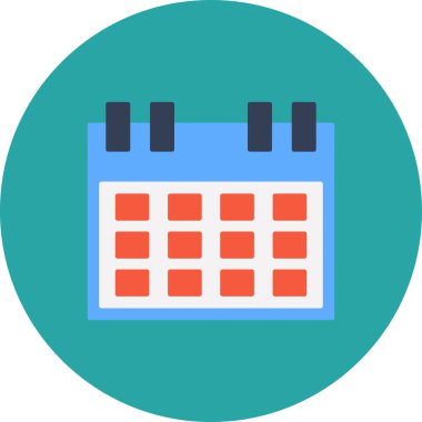 Takvim vektör simgesi, vektör basit tasarım