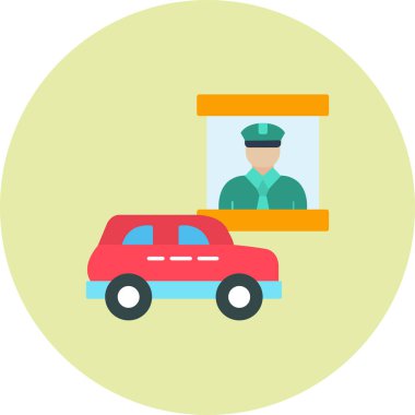 araba vektör simgesi, vektör basit tasarım