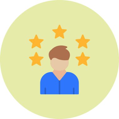 Müşteri hizmeti düz renk simgesi