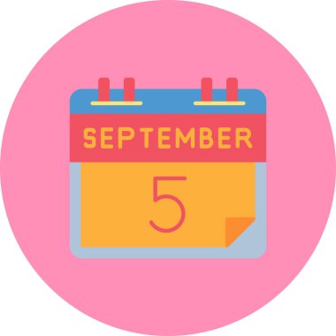 Takvim düzlüğü simgesi, Eylül