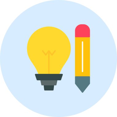 Ampul simgesi. vektör illüstrasyonu