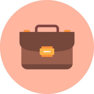 evrak çantası ikonu vektör illüstrasyonu