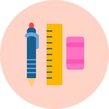 cetvel simgesi çizimi