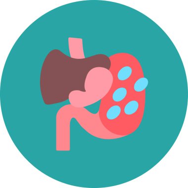 mide ikonu vektör illüstrasyonu