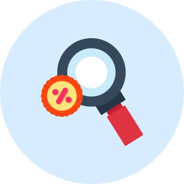 Soru işareti simgesi olan büyüteç