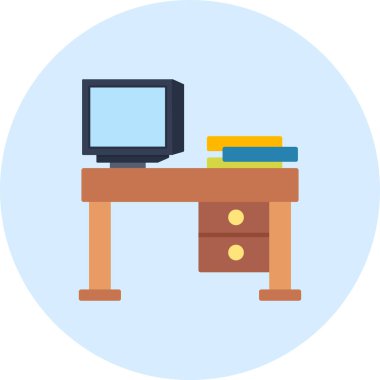 İç ofis simgesi vektör illüstrasyonu