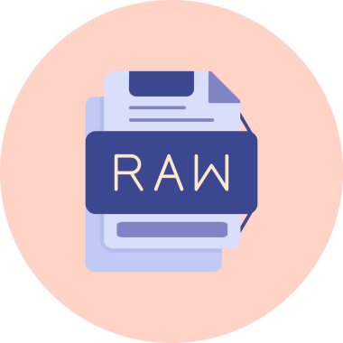 dosya biçimi simgesi, vektör illüstrasyonu