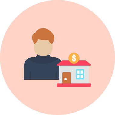 Banka. Web simgesi basit illüstrasyon