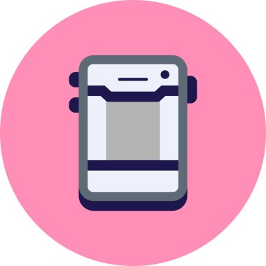 Pil. Web simgesi basit illüstrasyon