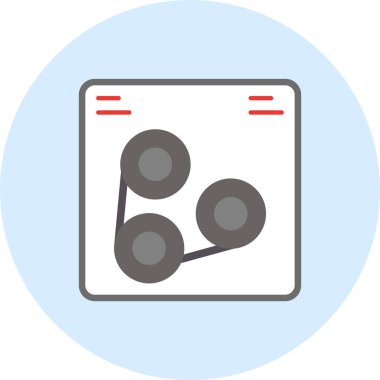 grafik ikonu vektör illüstrasyonu