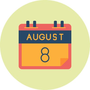 Takvim simgesinin vektör illüstrasyonu